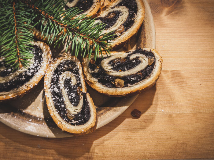 Mohnhefestollen – Hefeteigstollen mit Mohn